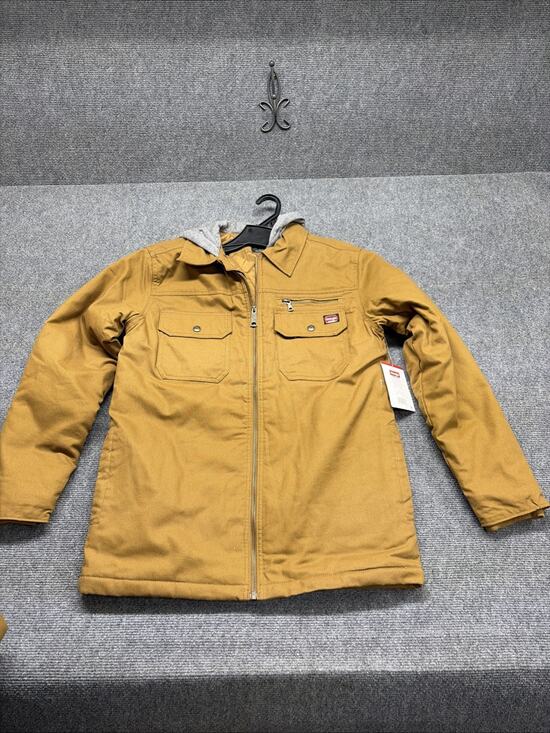 Wrangler Other - NWT Wrangler Workwear Hooded Jacket Men Sz S Tan Long Sleeve Full Zip MSRP$36.98
